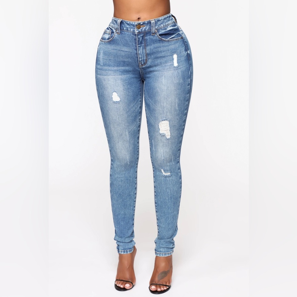 Fashion Nova Don’t Back Down Skinny Jeans